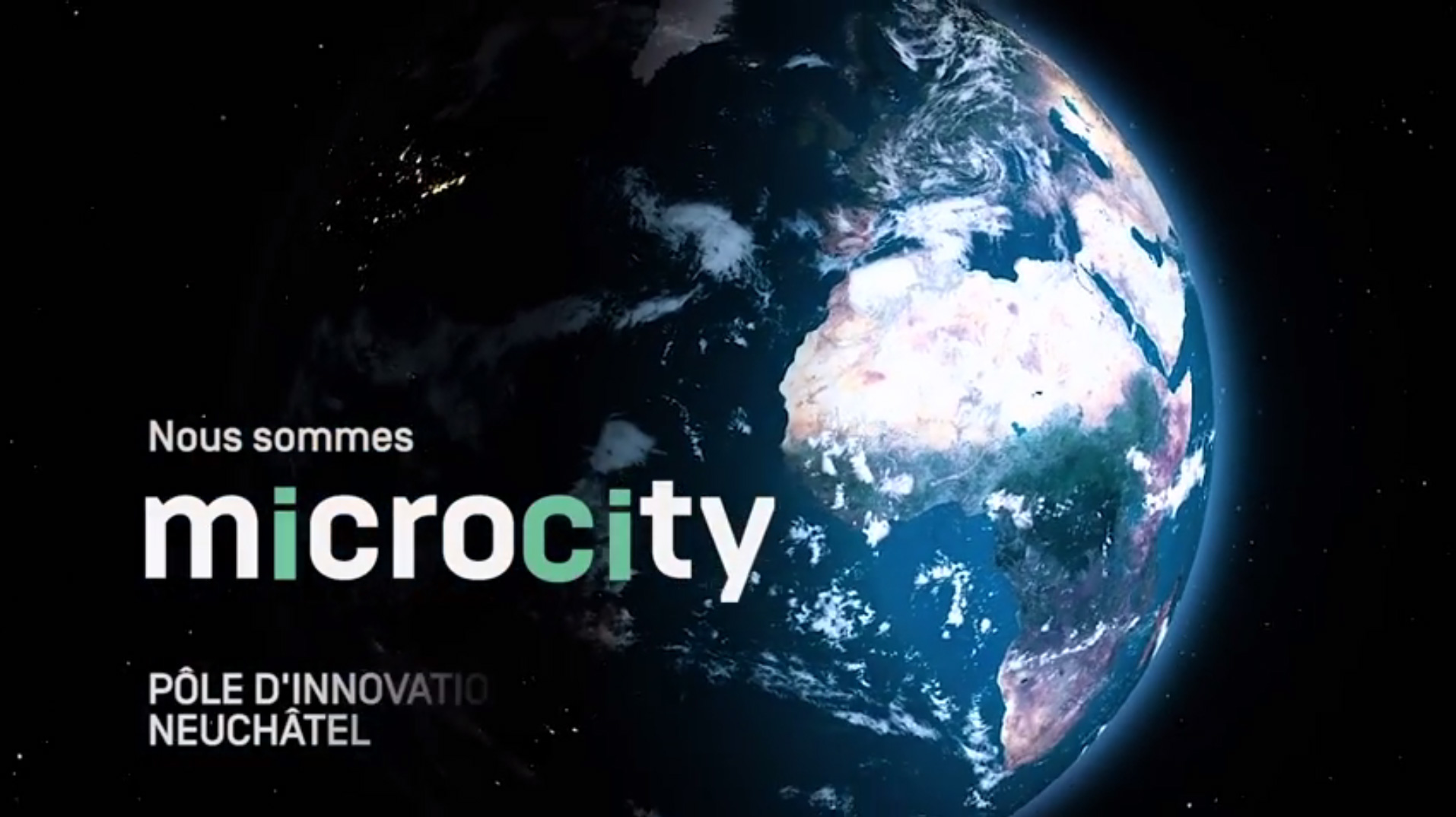 Le logo de Microcity, pole d'innovation neuchâtelois
