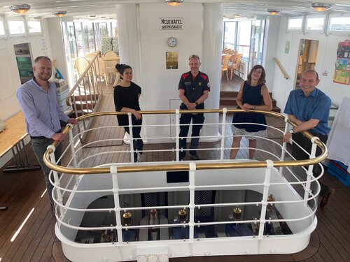 Mauro Moruzzi, Nadja Birbaumer, Florian Chédel, Leïla Rölli et Guillaume Thorens.