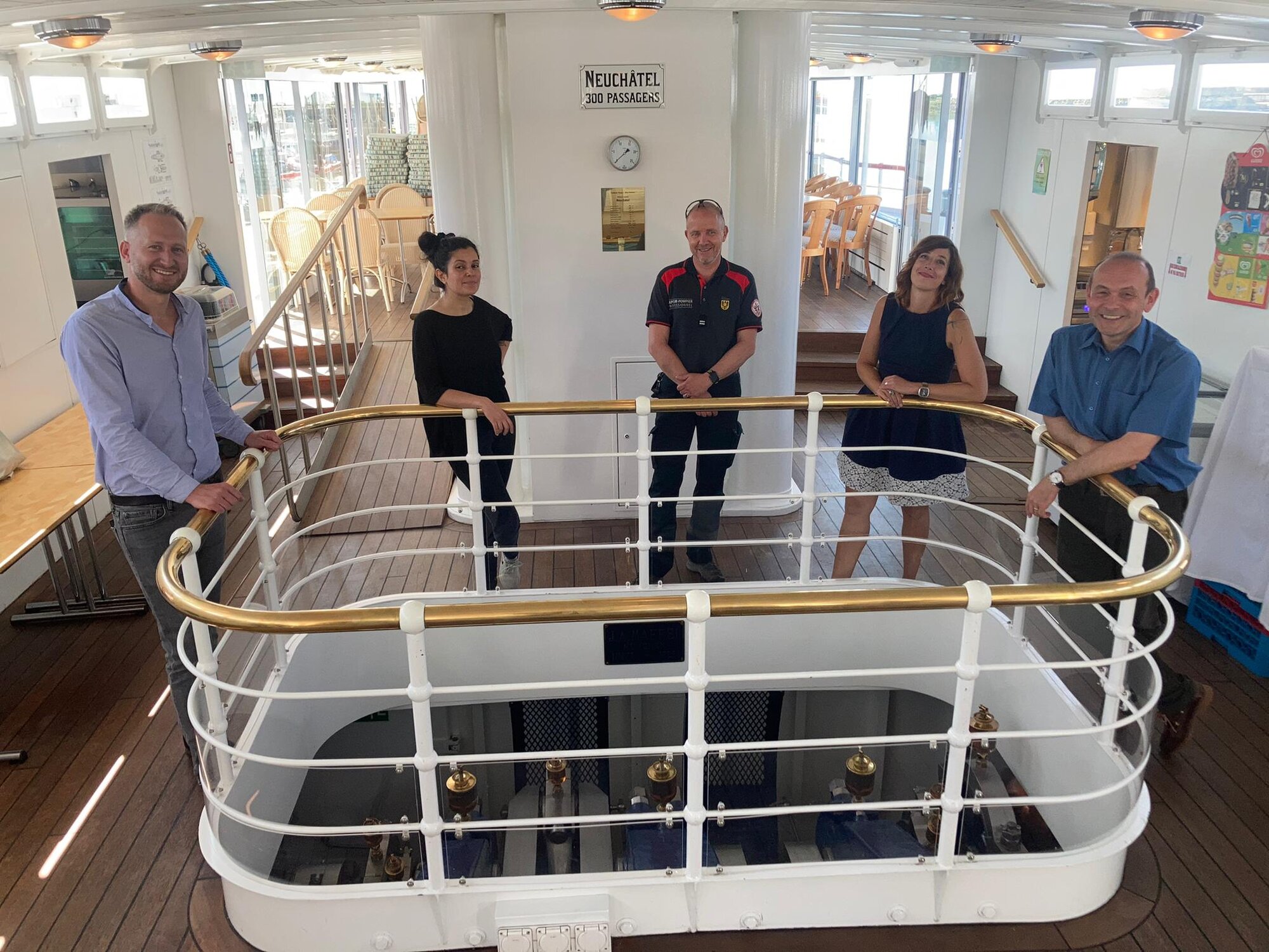 Mauro Moruzzi, Nadja Birbaumer, Florian Chédel, Leïla Rölli et Guillaume Thorens.