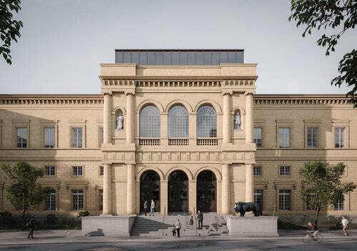 Image de synthèse de la nouvelle bibliothèque.