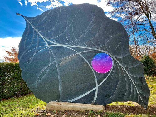 Cimetière de Beauregard, Quartier des quatre saisons, oeuvre de Fabien Jeanmaire.