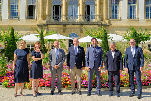 Visite du Prince Albert II de Monaco à Neuchâtel.