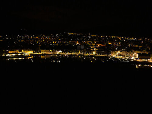 Nuit à Neuchâtel, mars 2023.