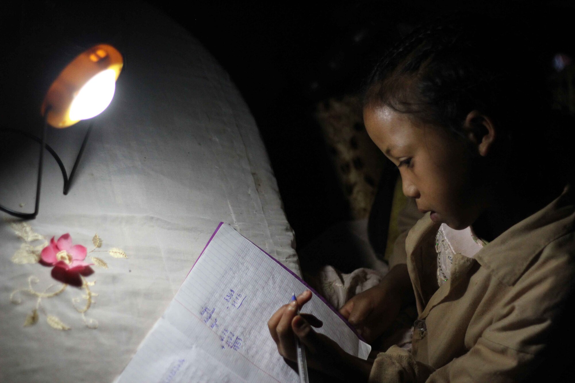Lumière durable à Madagascar.