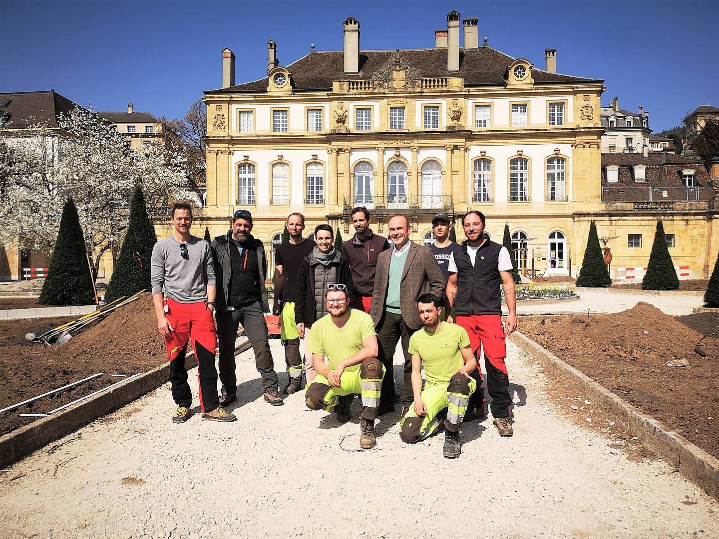 Parcs et promenades, travaux de l'Hôtel DuPeyrou.