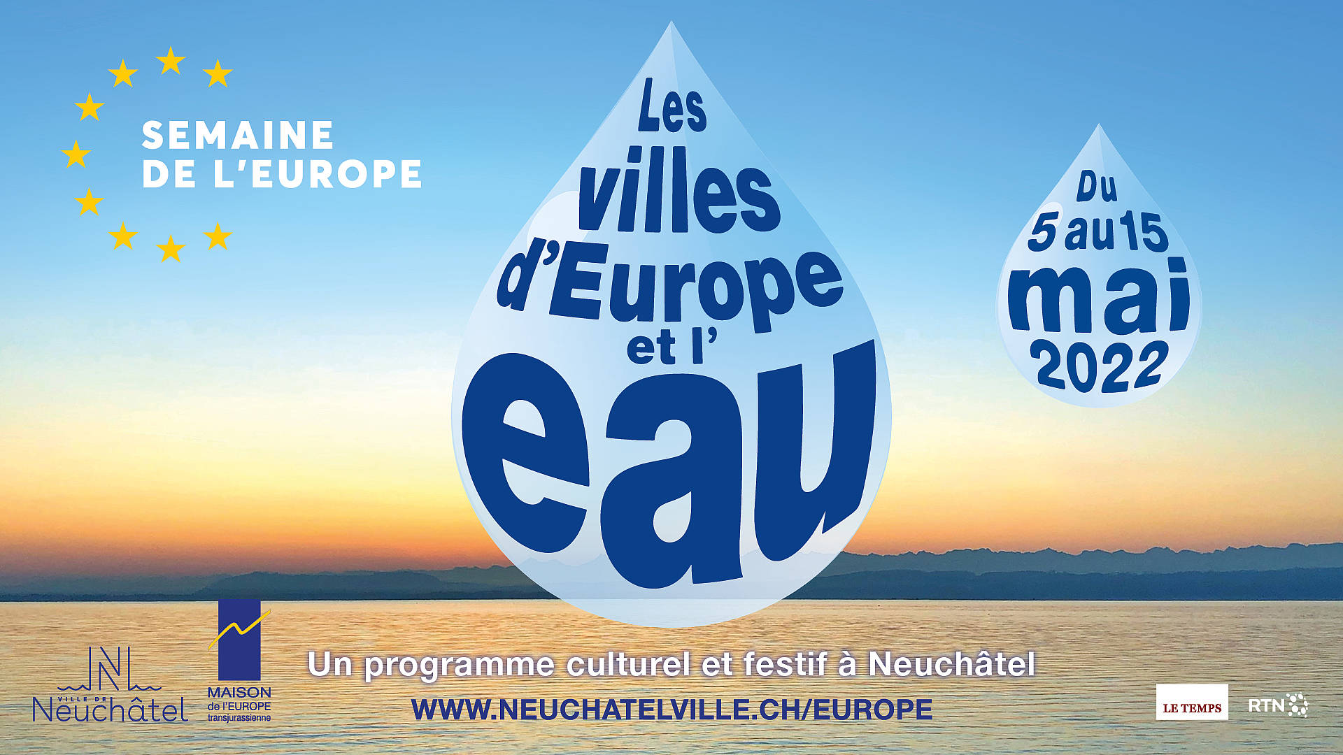 Affiche de la Semaine de l'Europe 2022.