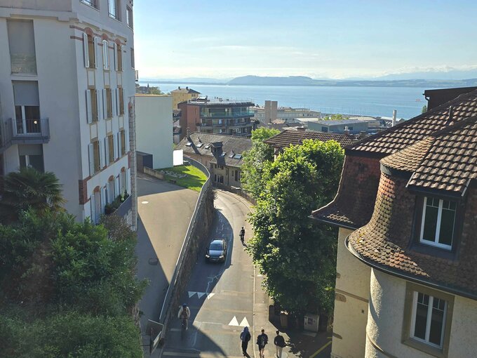 La rue du Crêt-Taconnet, juin 2024.