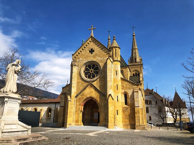 La collégiale de Neuchâtel.