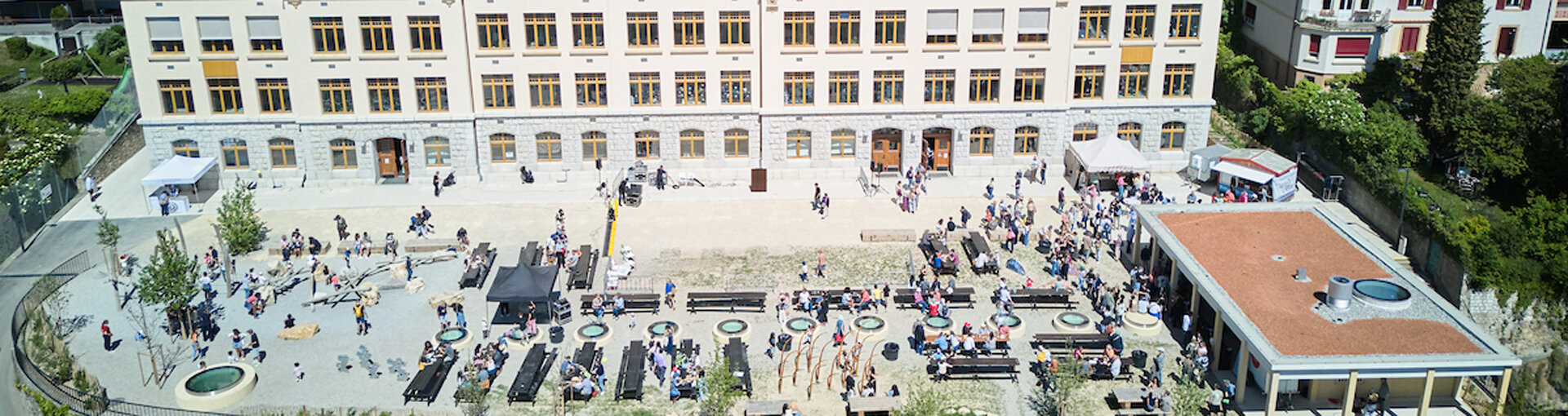 Inauguration du collège des Parcs