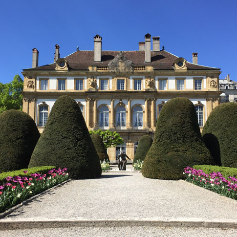L'Hôtel DuPeyrou et son magnifique jardin.