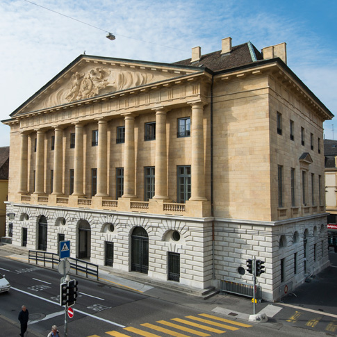 l'Hôtel de Ville de Neuchâtel, magnifiquement restauré.