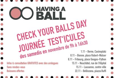 Journée Test’icules / Check Your Balls Day