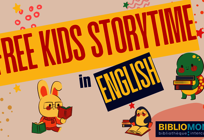 Free Kids Storytime in English