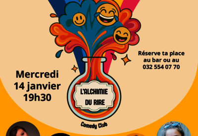 Soirée d’humour avec l’Alchimie du Rire Comedy Club
