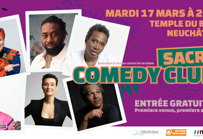SACR COMEDY CLUB | plateau humour organisé dans le cadre de la Semaine d’Action Contre le Racisme