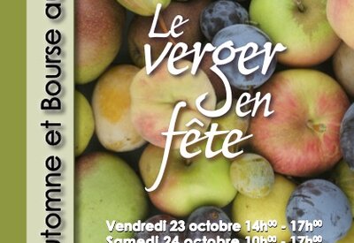 Le verger en fête. Fête d’automne et Bourse aux arbres
