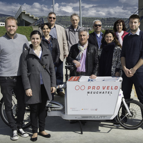 Les lauréats du prix Comul 2015, l'association Pro Vélo