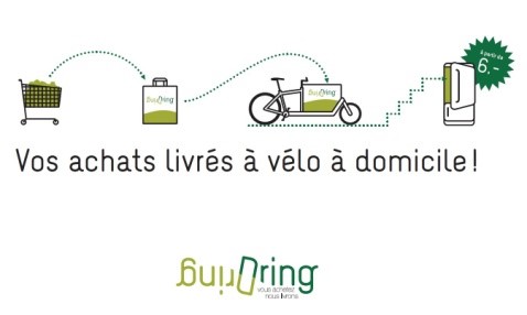 Le logo de DringDring, service de livraisons à vélo