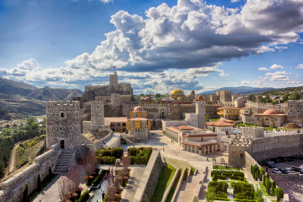 La citadelle géorgienne offre un panorama magnifique