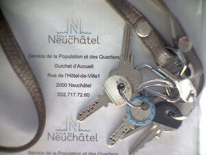 1 trousseau de clés